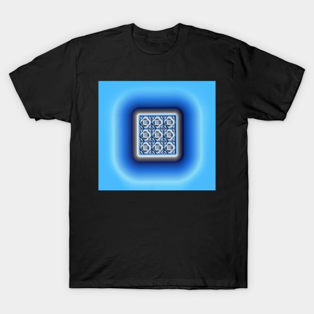 ice blue dice T-Shirt by mister-john